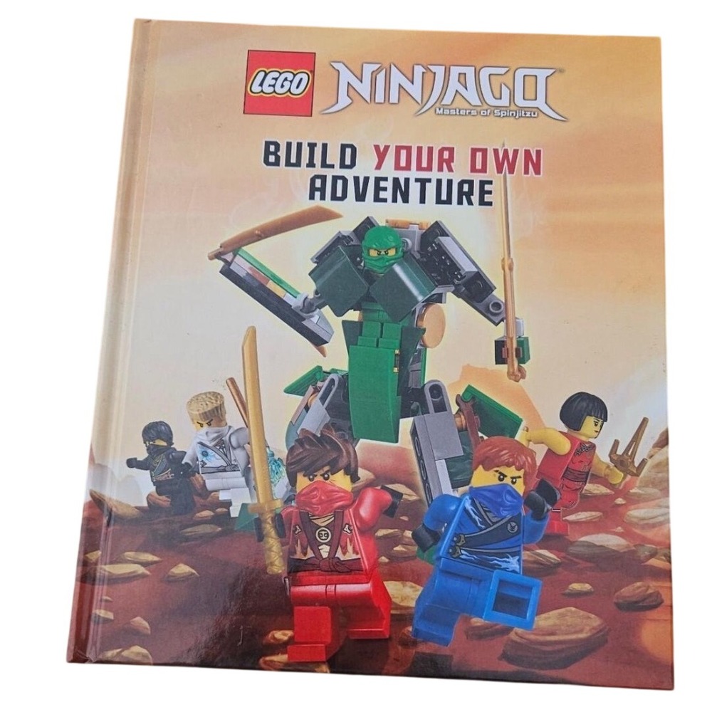 LEGO Ninjago Build Your Own Adventure DK Hardcover Book Masters of Spinjitzu